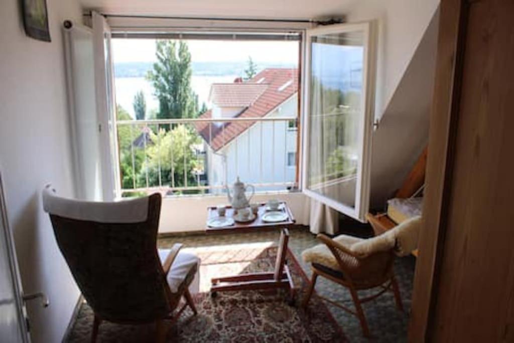Erholung Mit Seesicht, Terrasse Und Garten Uberlingen Exterior photo